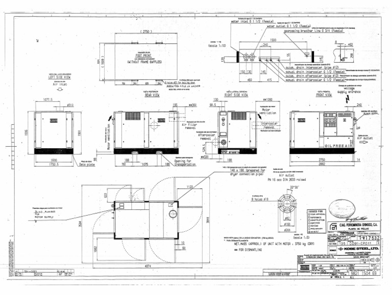 Planos Compresor | PDF