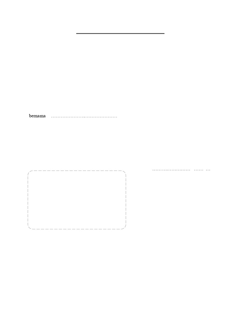 Draft Surat Pernyataan Wali | PDF