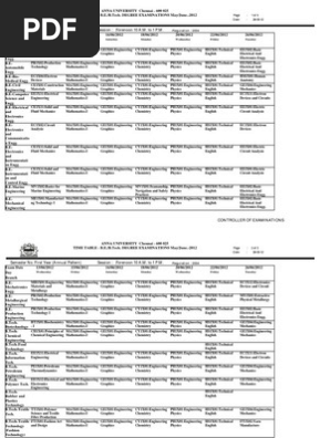 Time Table