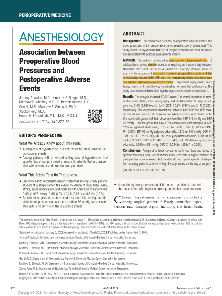 2024-Association Between Preoperative Blood Pressures and Postoperative ...