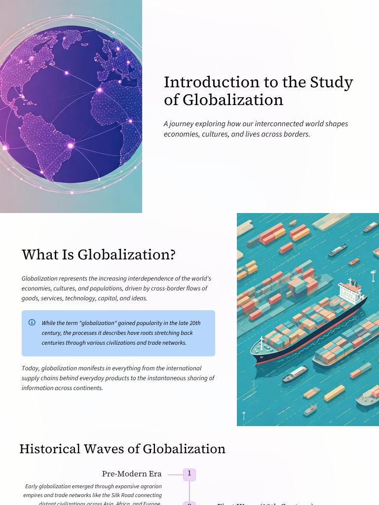 Understanding Globalization's Impact | PDF | Globalization | Gross ...