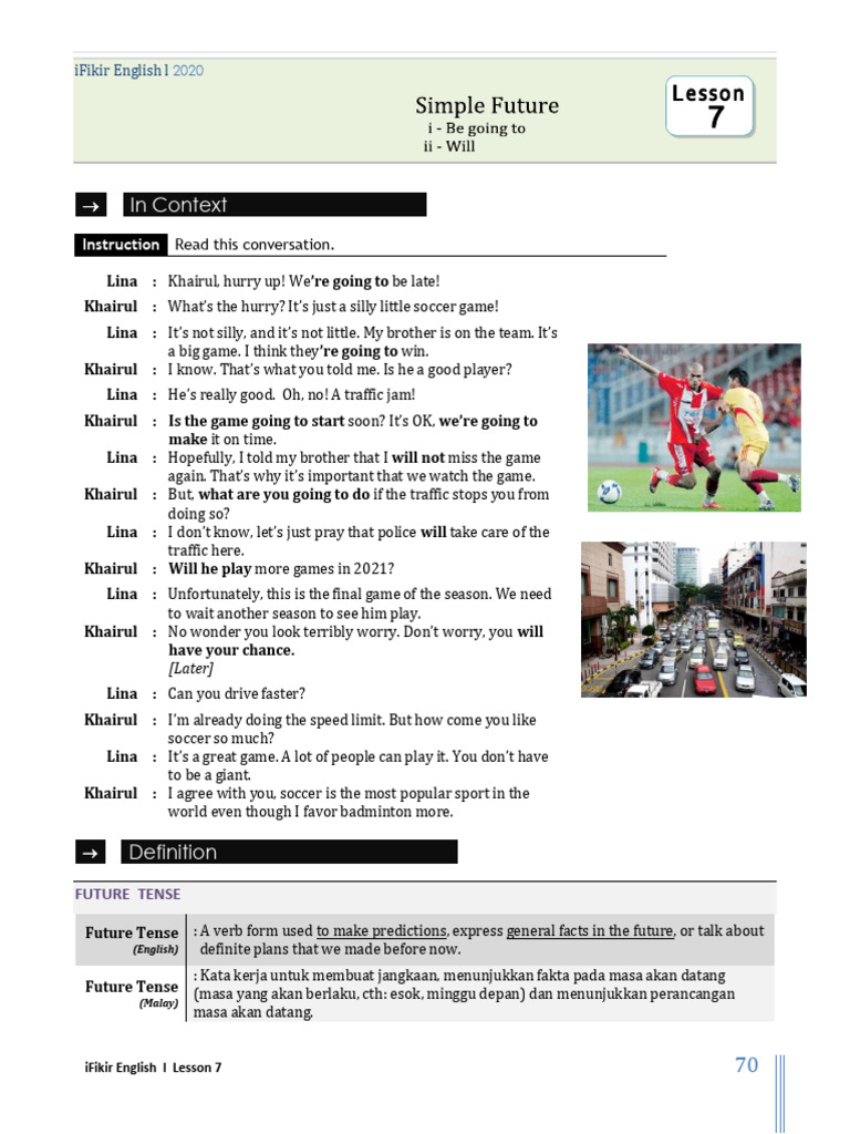 Future Tense in English Grammar | PDF | Subject (Grammar) | Verb