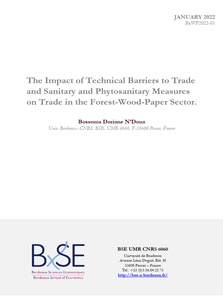 New 2022-01 | PDF | Non Tariff Barriers To Trade | Economies