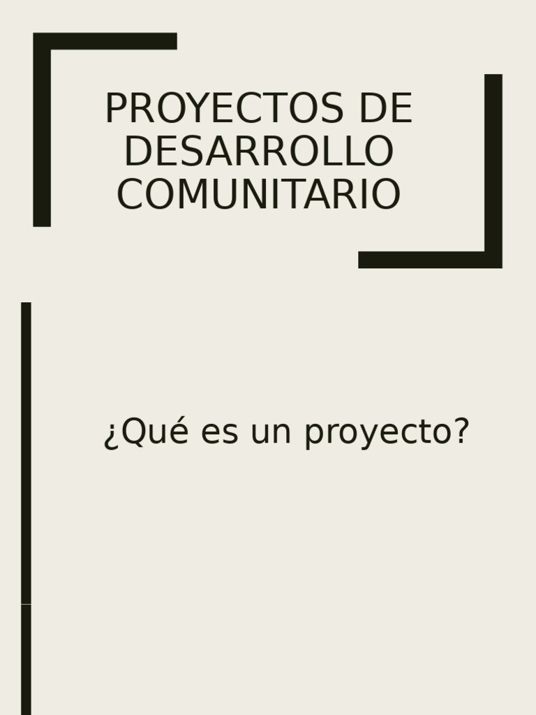 Proyectos de Desarrollo Comunitario | PDF | Comunidad | Aprendizaje