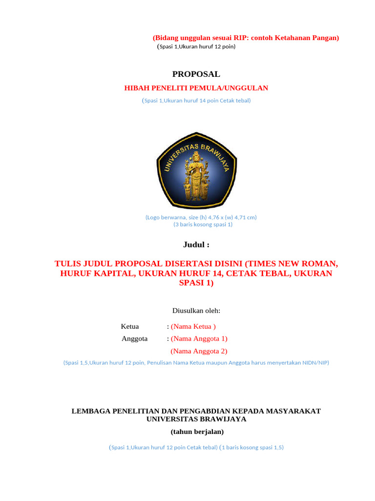 Template Proposal Penelitian | PDF | Karier & Perkembangan