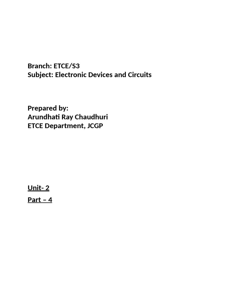 Unit 2 - 4th Part | PDF | Electrical Components | Electromagnetism