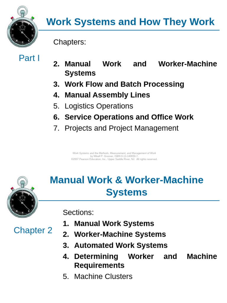 Work Systems: Methods and Management | PDF | Tools