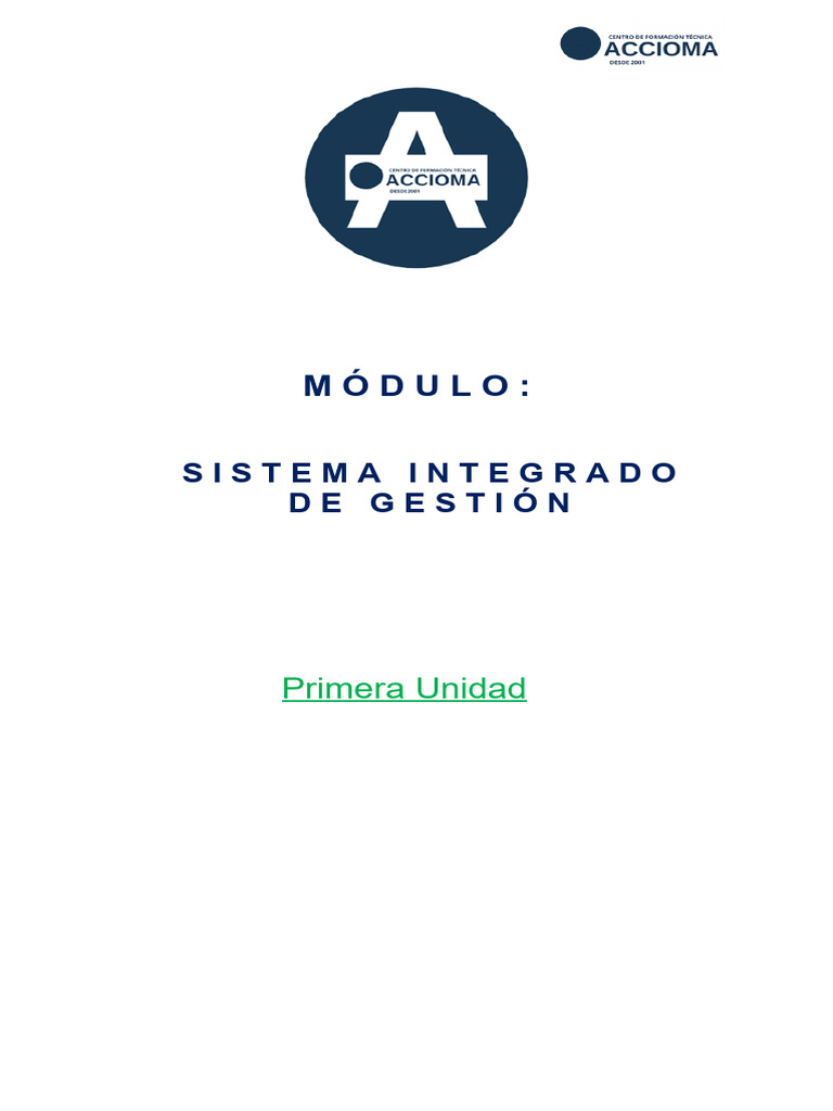 Sistemas de Gestión Integrados y Riesgos | PDF | Sistema de manejo de ...