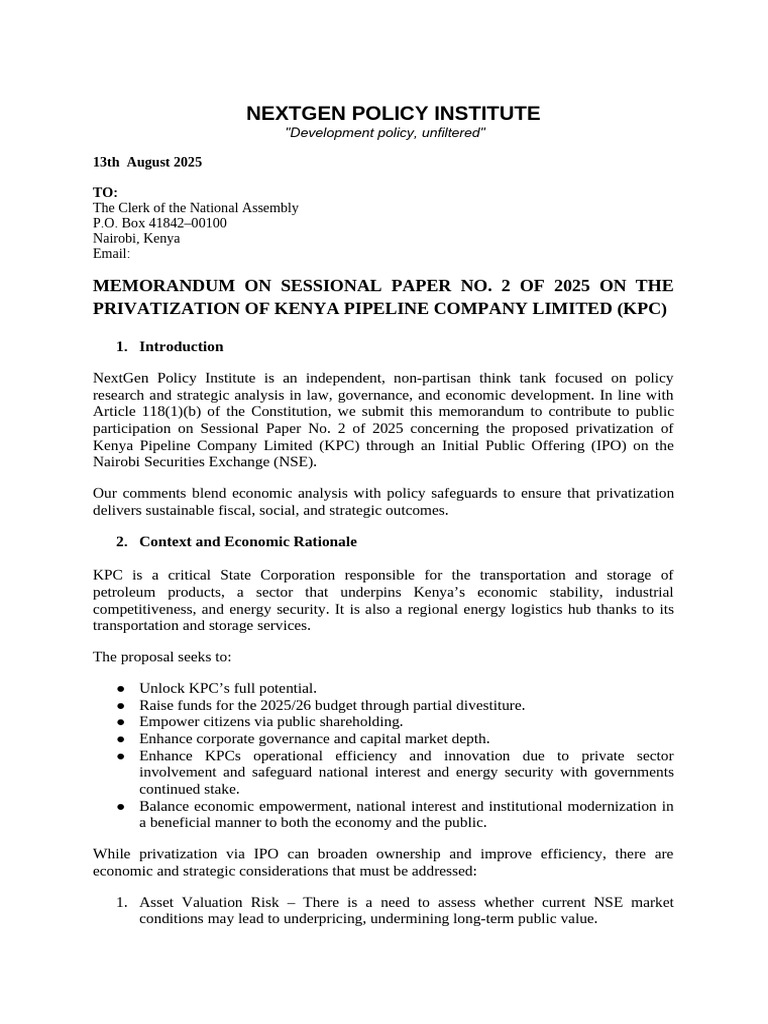 KPC IPO Privatization Strategy Insights | PDF | Governance | Initial ...