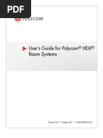 User's Guide For Polycom HDX Room Systems: October 2011 3725-23978-010/A