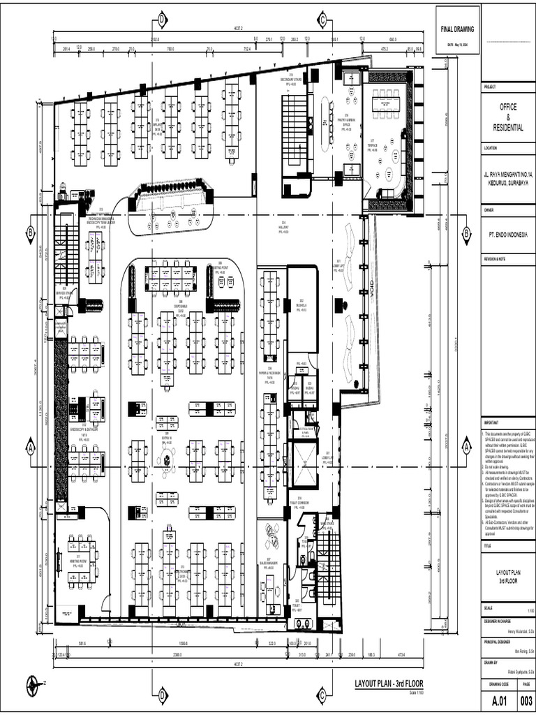 3rd Floor Office Layout Plan | PDF