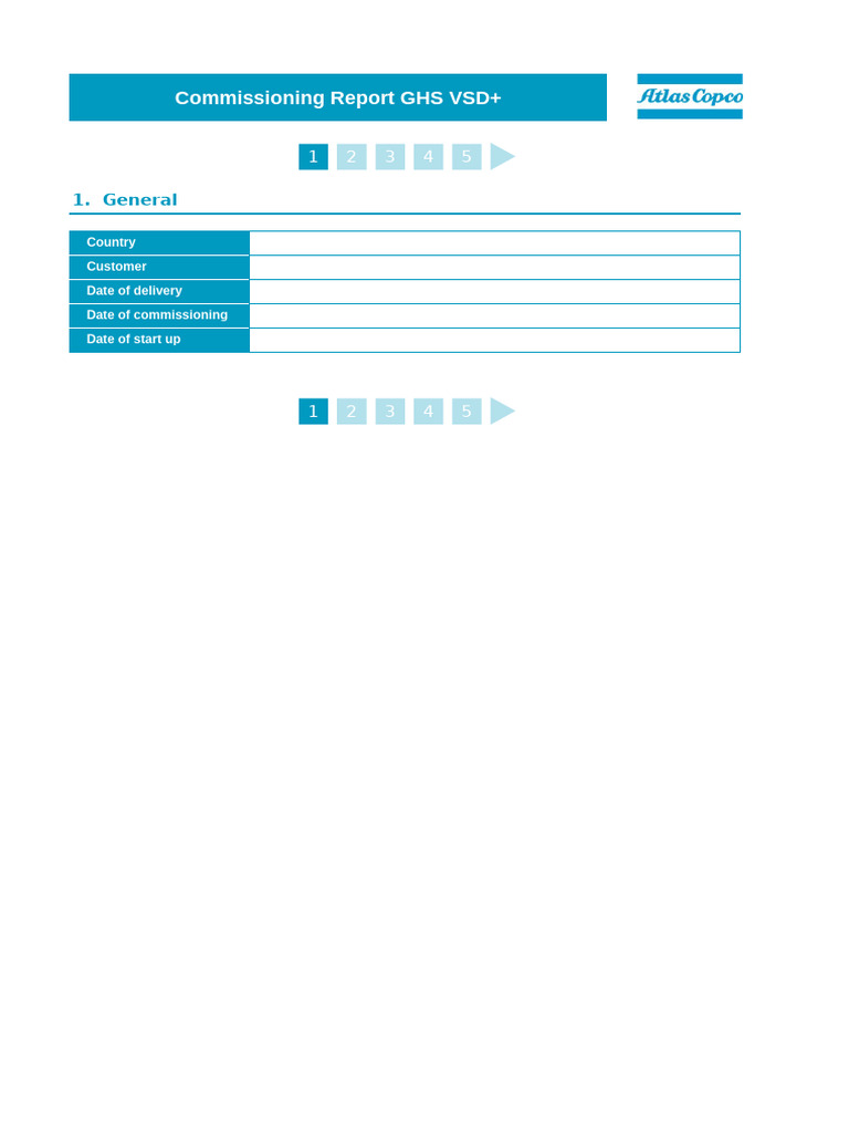 GHS VSD+ Commissioning Report Overview | PDF | Pump | Vacuum