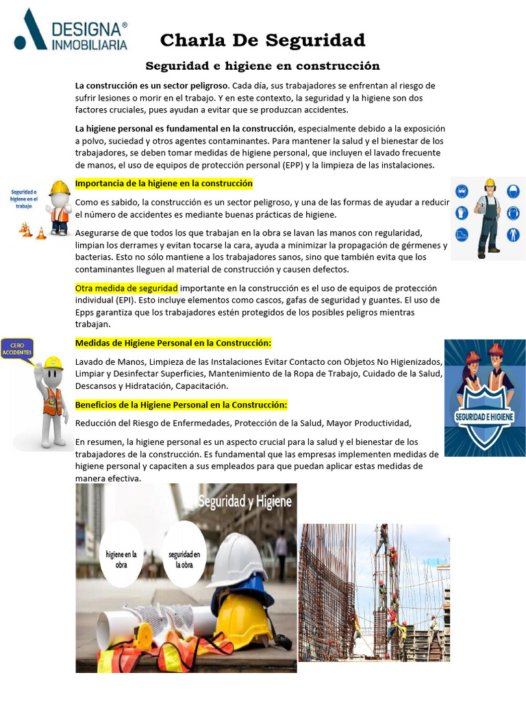 Seguridad e Higiene en Construcción | PDF