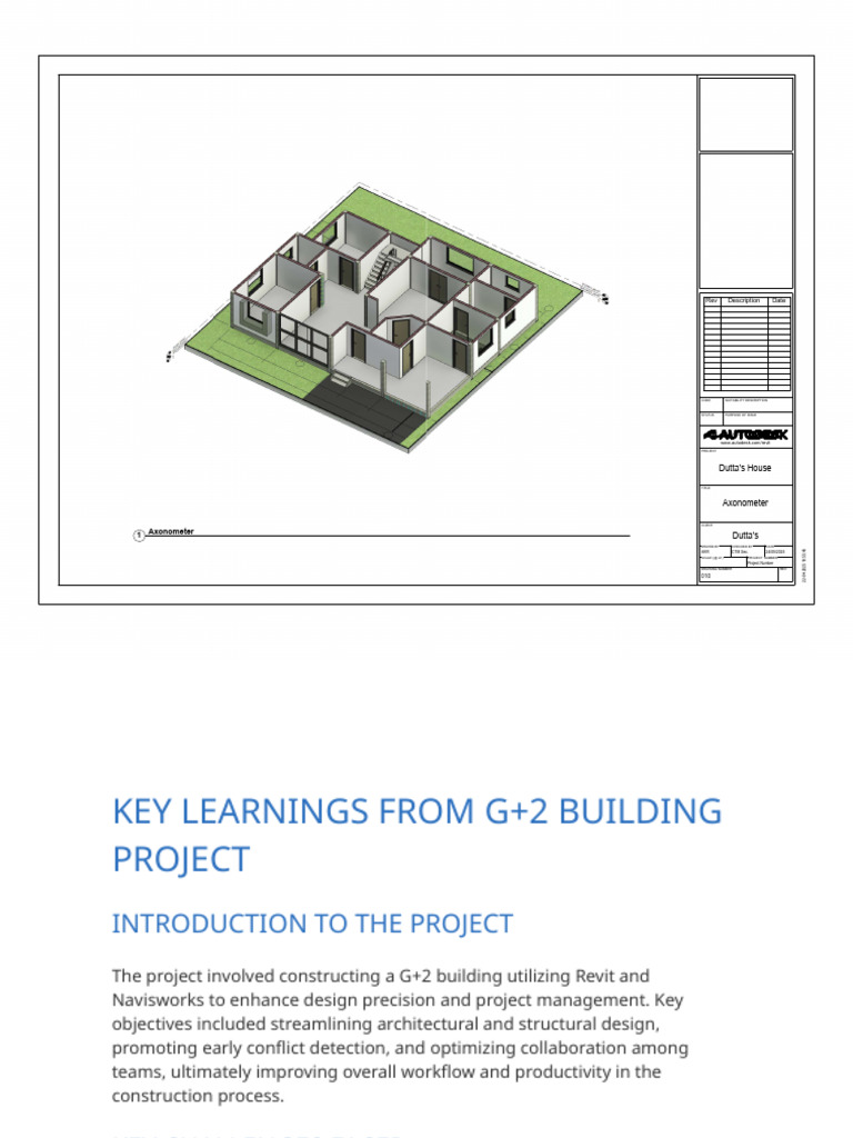 Key Insights from G+2 Building Project | PDF | Project Management ...