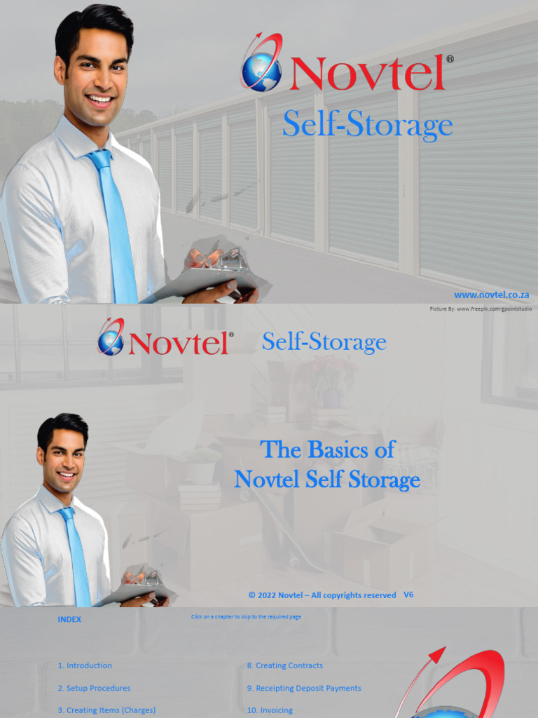 The Basics of Novtel Self Storage | PDF | Point Of Sale | User (Computing)