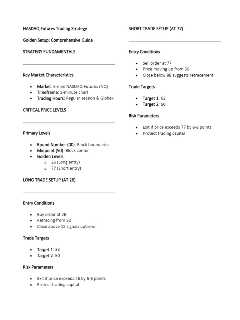 Golden Setup by Tony Rago | PDF