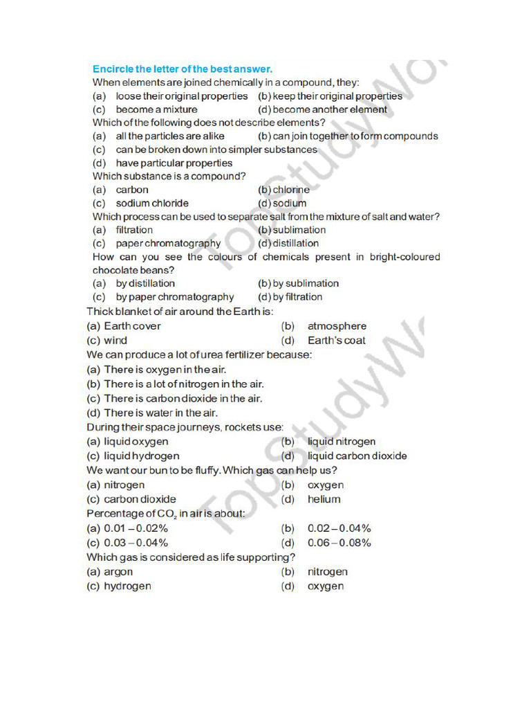 Science Mcqs | PDF