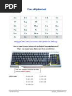 Typing German Special Characters Guide | PDF