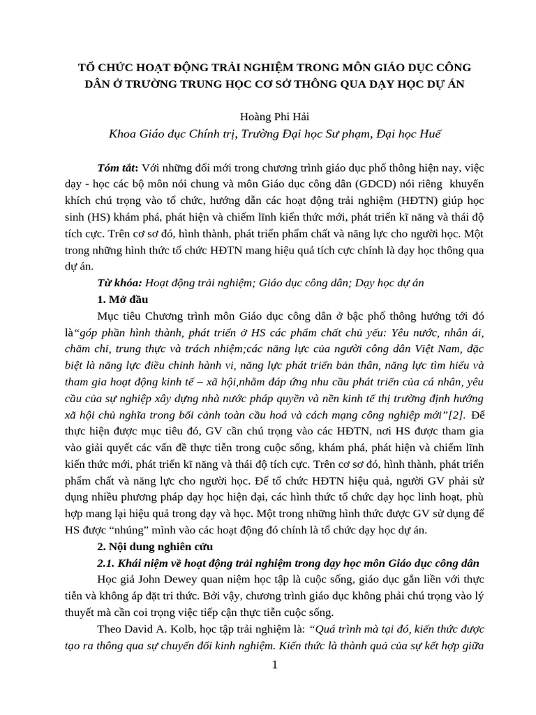 5653 Hoàng Phi Hải- GDCD | PDF