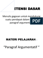 Paragraf Argumentatif