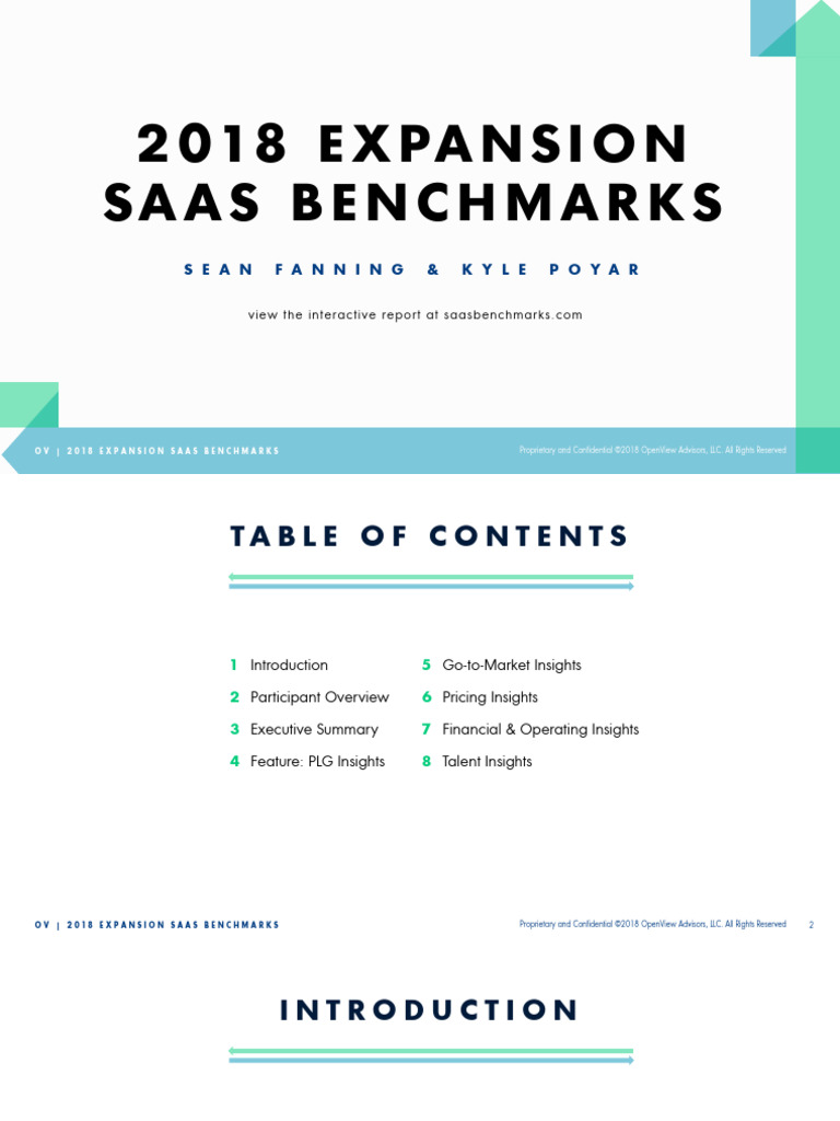 2018 SaaS Expansion Benchmarks Report | PDF | Software As A Service ...