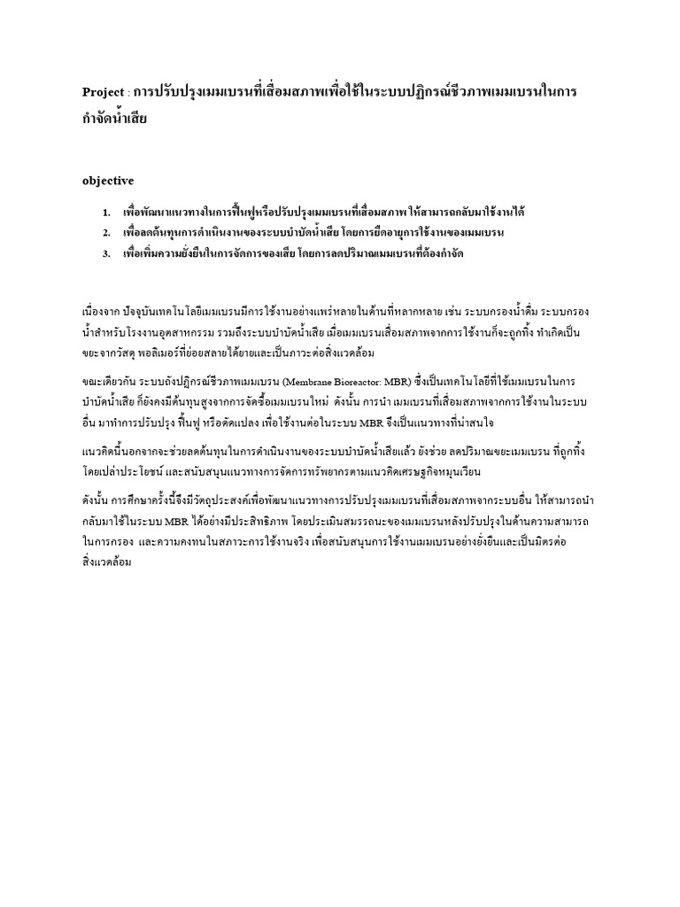 Project MBR | PDF