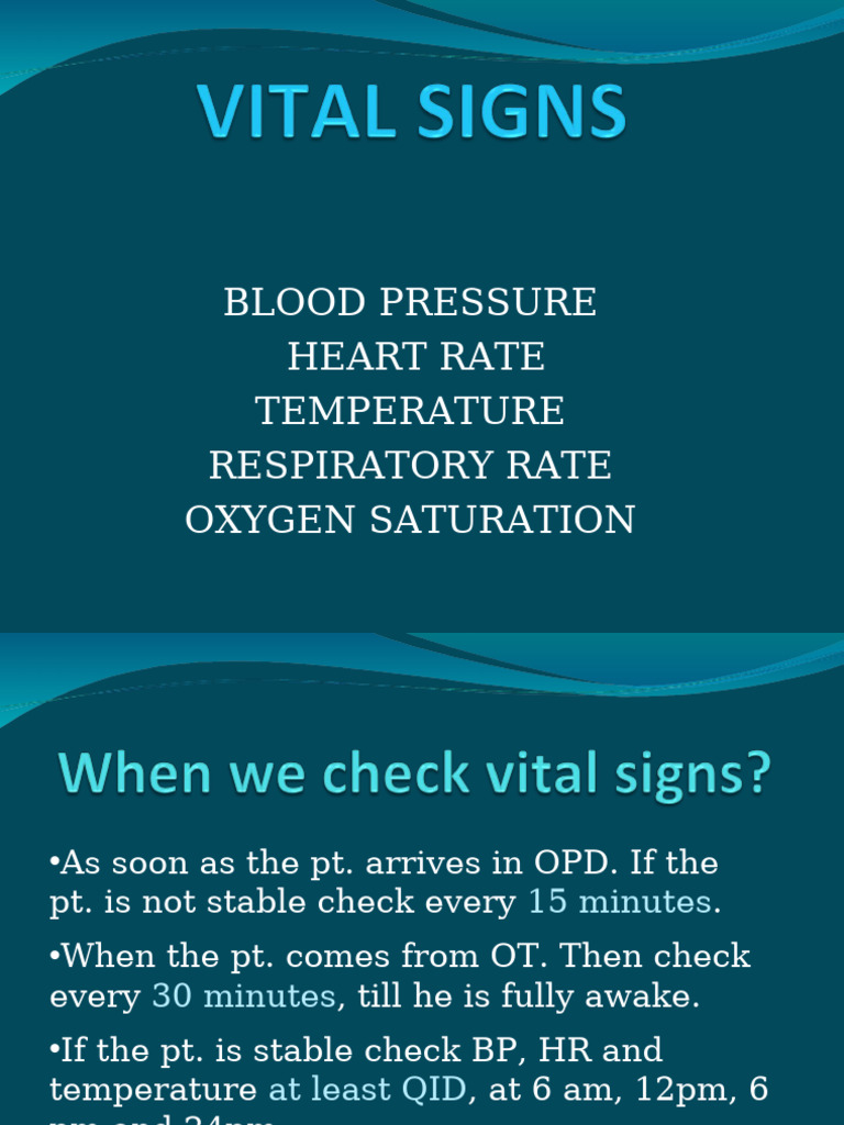 Vital Signs 2017 | PDF | Pulse | Blood Pressure