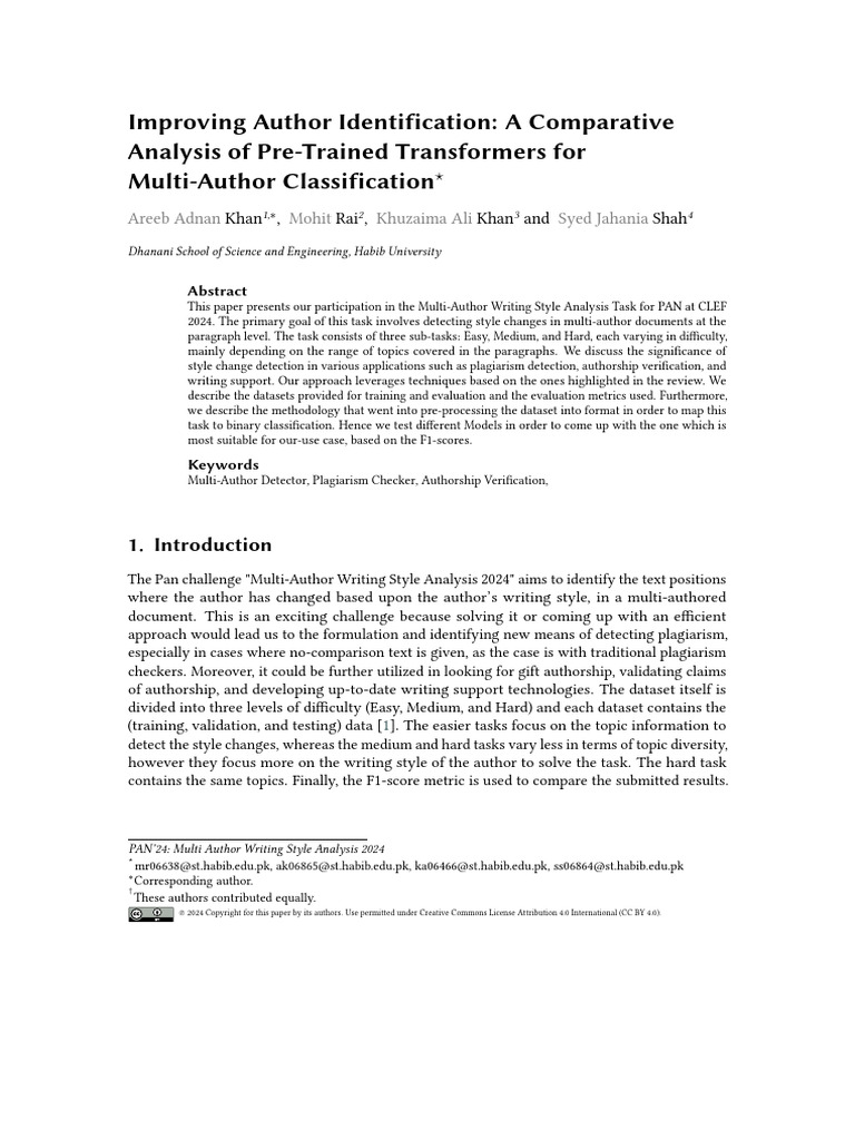 A Better Way To Format Your Document For CEUR WS | PDF | Statistical ...