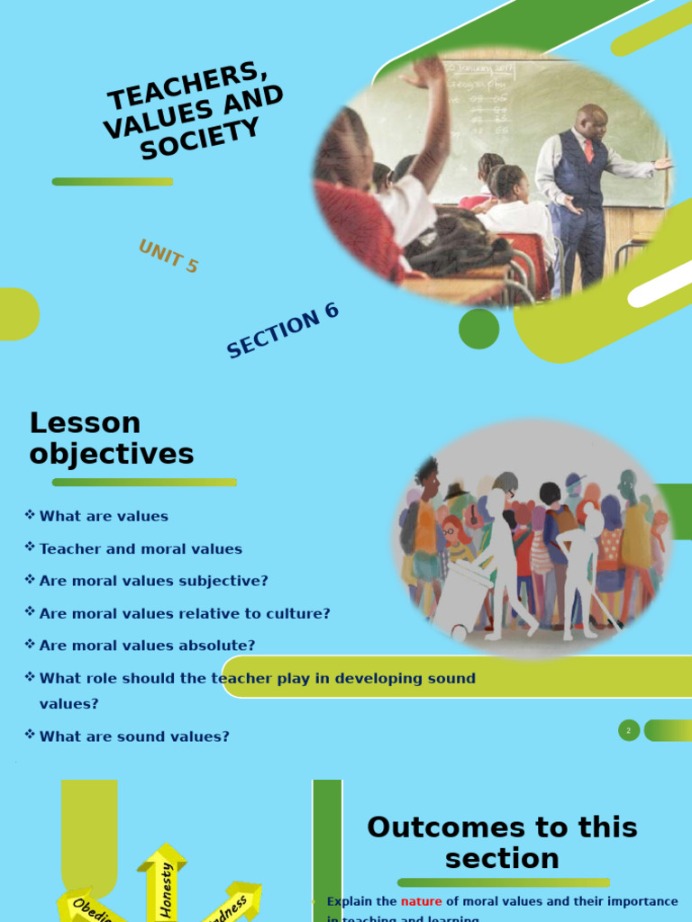 Teachers' Role in Moral Values Education | PDF | Cognition ...