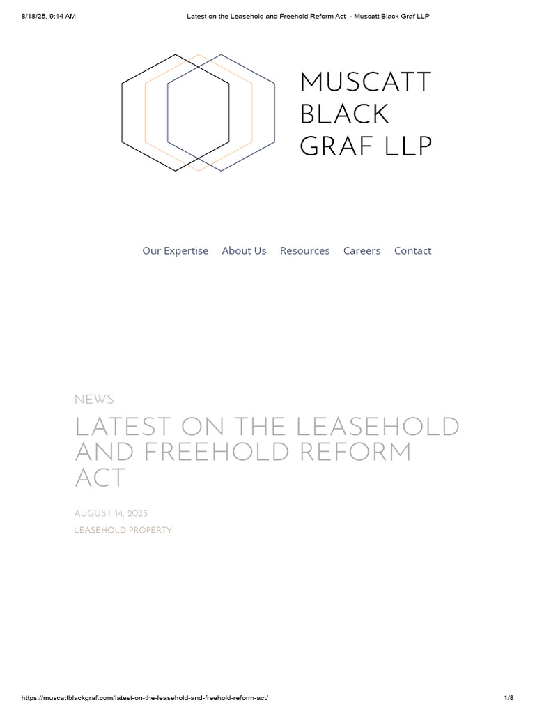Leasehold Reform Act 2024 Update | PDF | Limited Liability Partnership ...