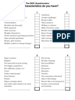 DISC Questionnaire