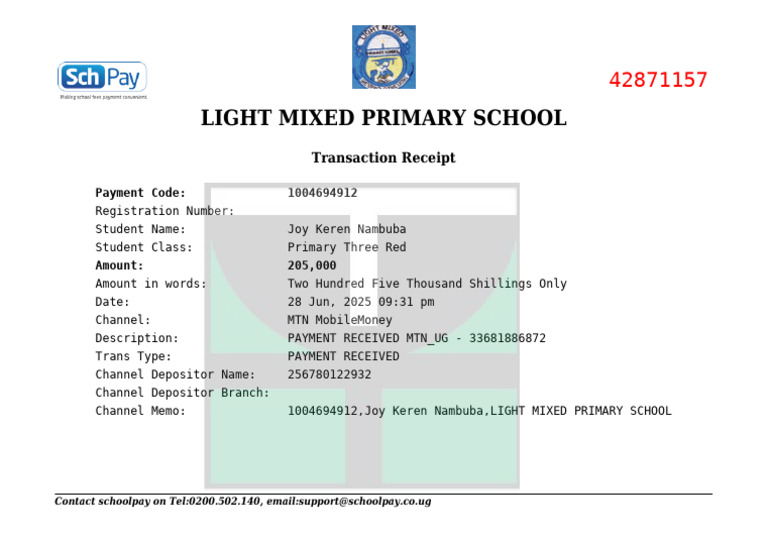 Trans - Reciept 2025 06 28 - 06 - 22 PM | PDF