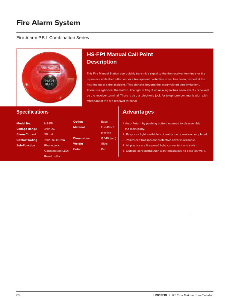 Manual Push Button | PDF
