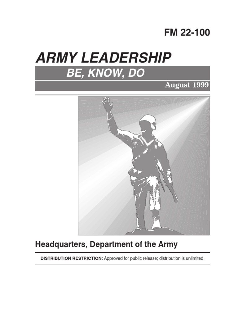 FM 22100 Army Leadership United States Army Leadership