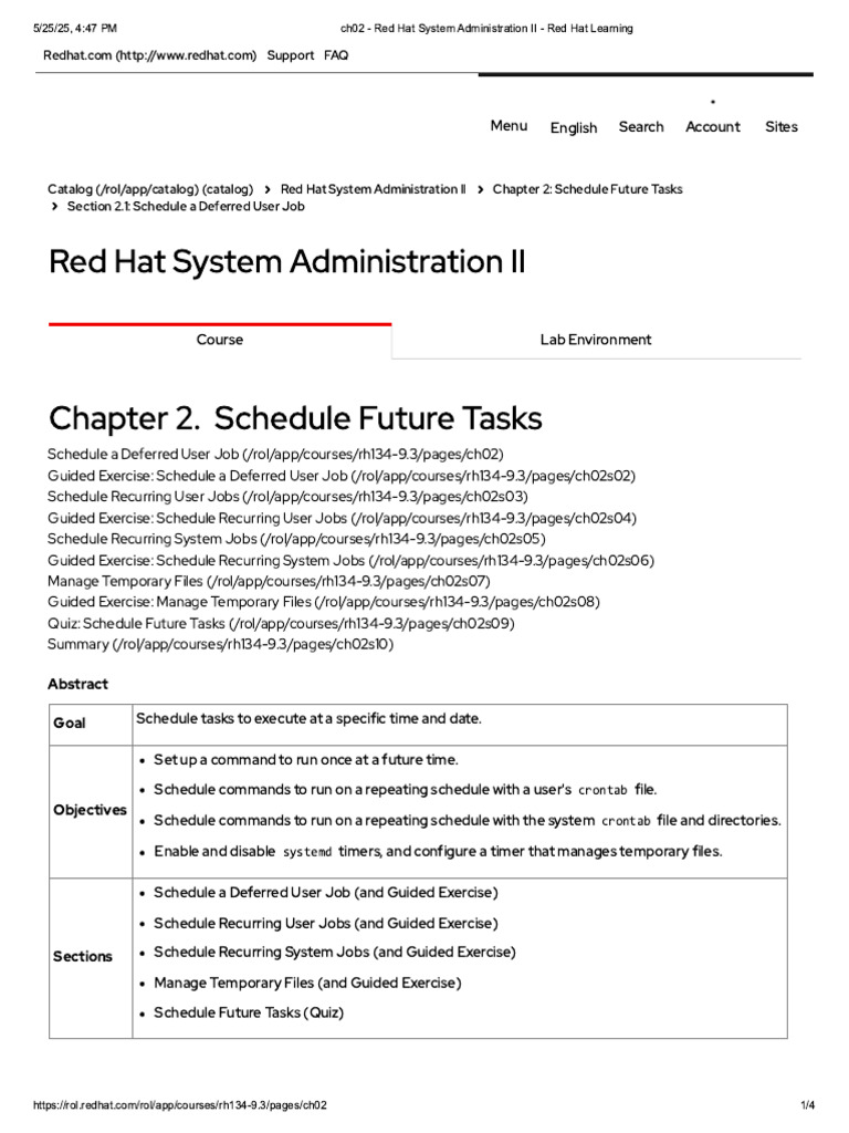 Ch02 - Red Hat System Administration II - Red Hat Learning | PDF