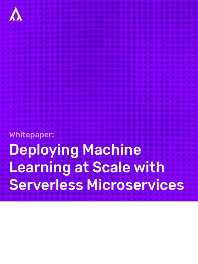 Scaling ML with Serverless Microservices | PDF | Machine Learning ...