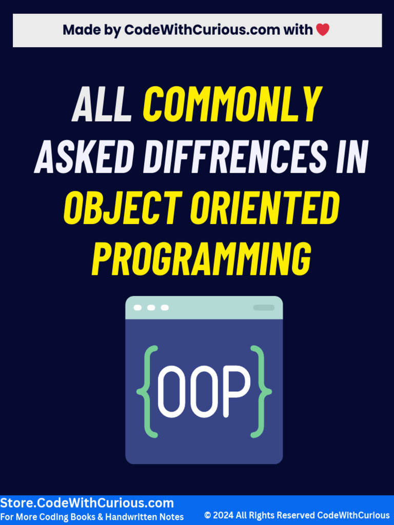 Key OOP Concepts Explained | PDF | Class (Computer Programming ...