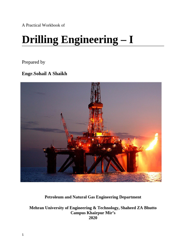 K18 Drilling Engg-I Practical | PDF | Drilling Rig | Viscosity