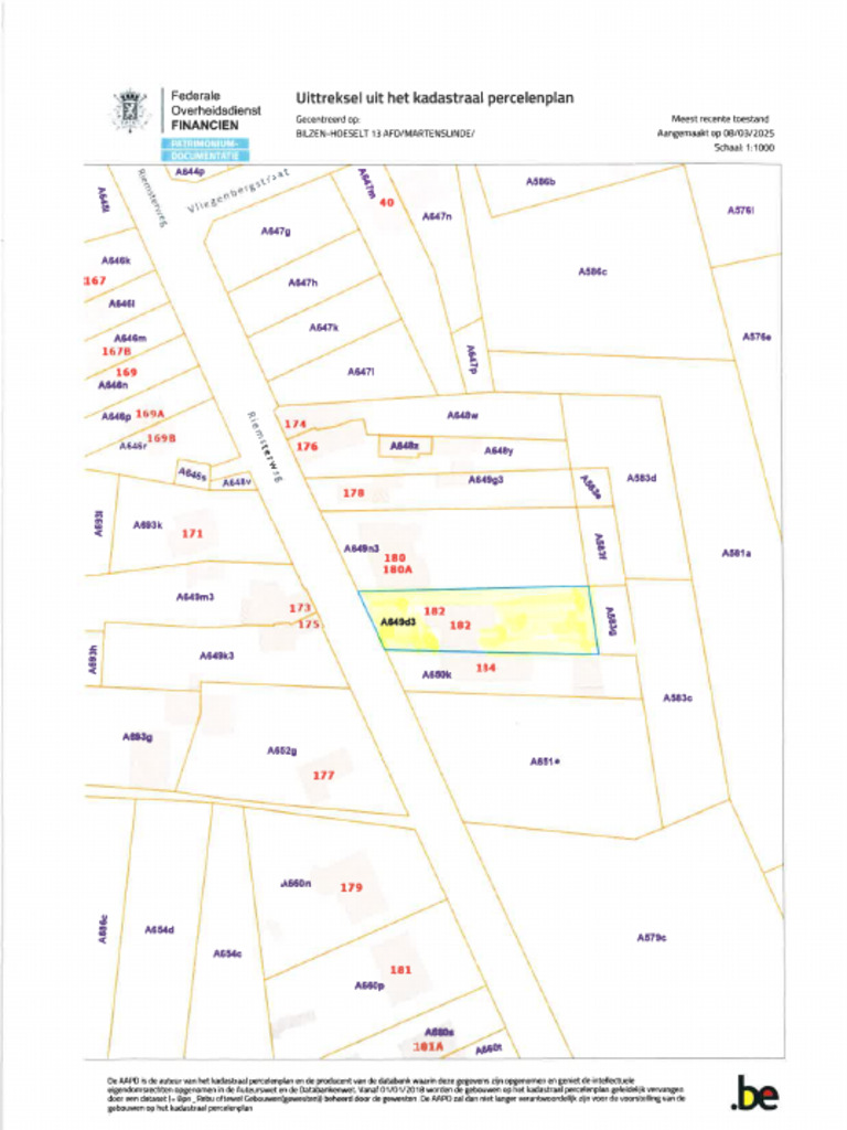 Kadastraal Plan | PDF
