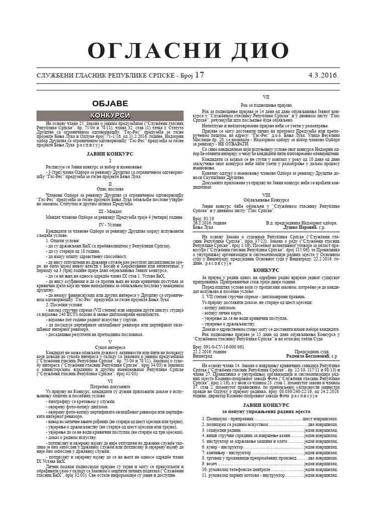 Broj 017 O | PDF