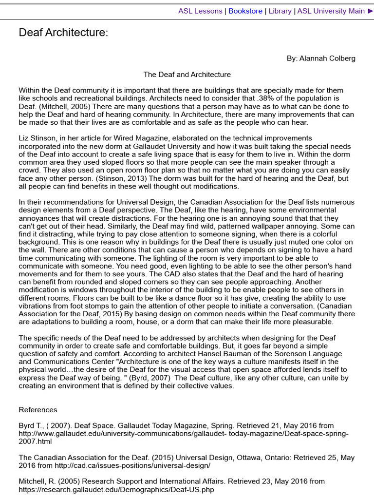 Designing for Deaf Communities | PDF | Deafness | American Sign Language