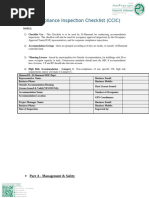 CTQ Dormitory Compliance Checklist | PDF | Laundry | Home