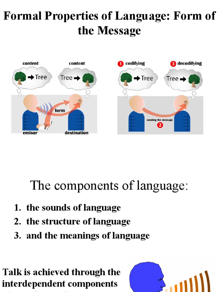 Formal Properties of Language: Form of The Message | PDF | Tone ...