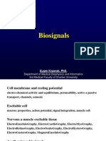 Biosignals: Department of Medical Biophysics and Informatics 3rd Medical Faculty of Charles University