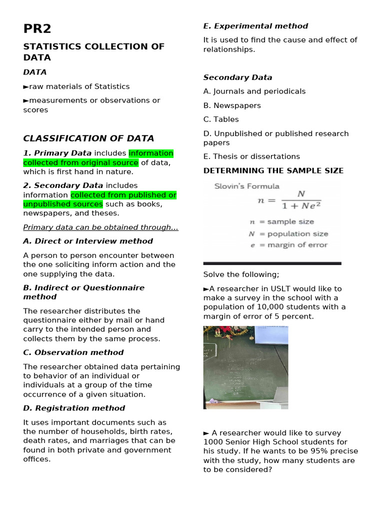Data Collection and Sampling Techniques | PDF | Sampling (Statistics ...