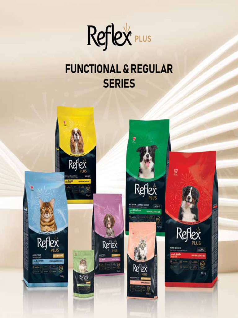 Reflex Plus Pet Food Series Overview | PDF | Vitamin | Foods