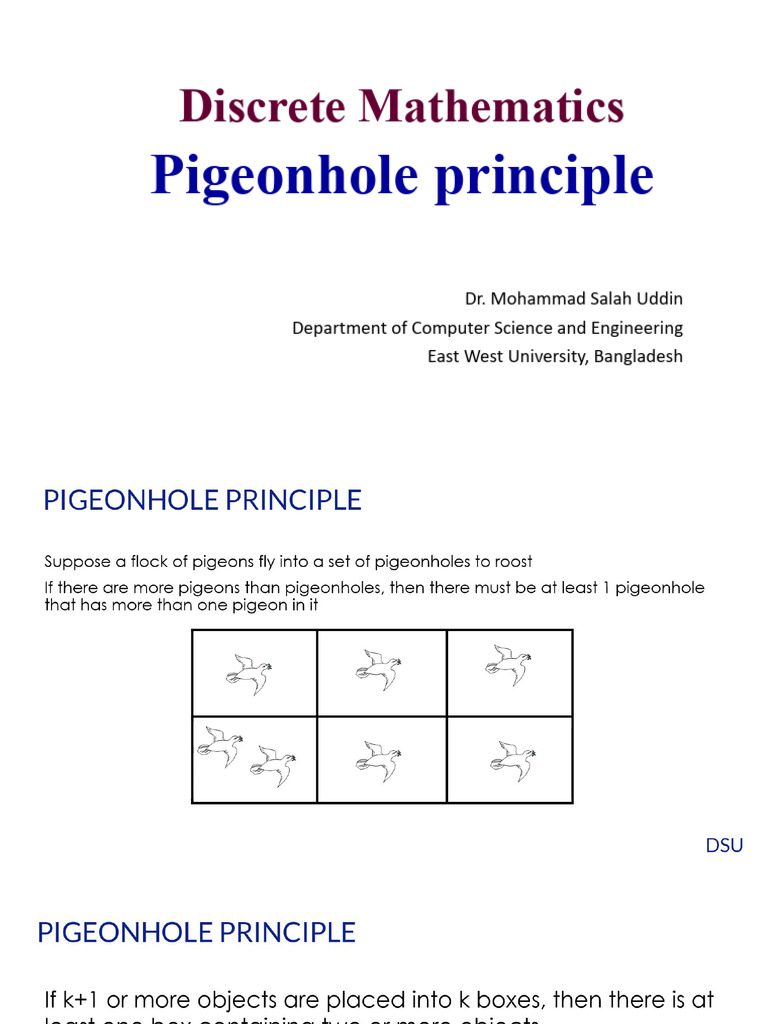 Pigeonhole | PDF