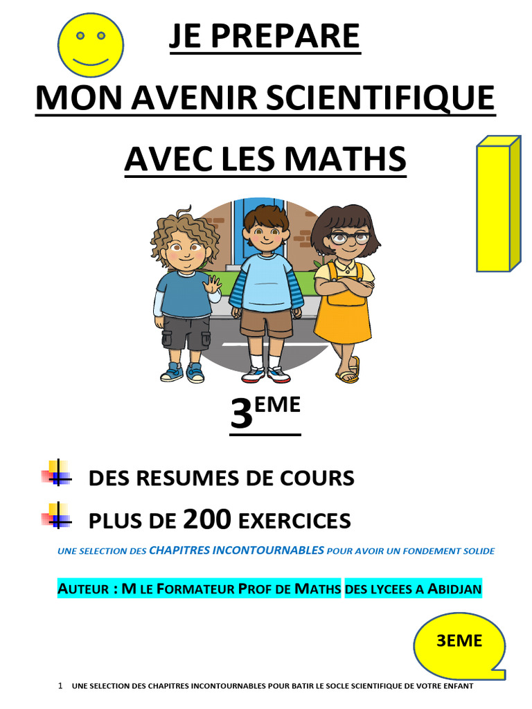 Chapitres Clés pour les Maths en 3ème | PDF