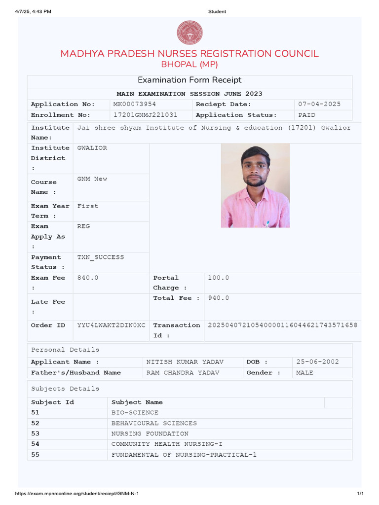 Nitish Kumar Yadav | PDF