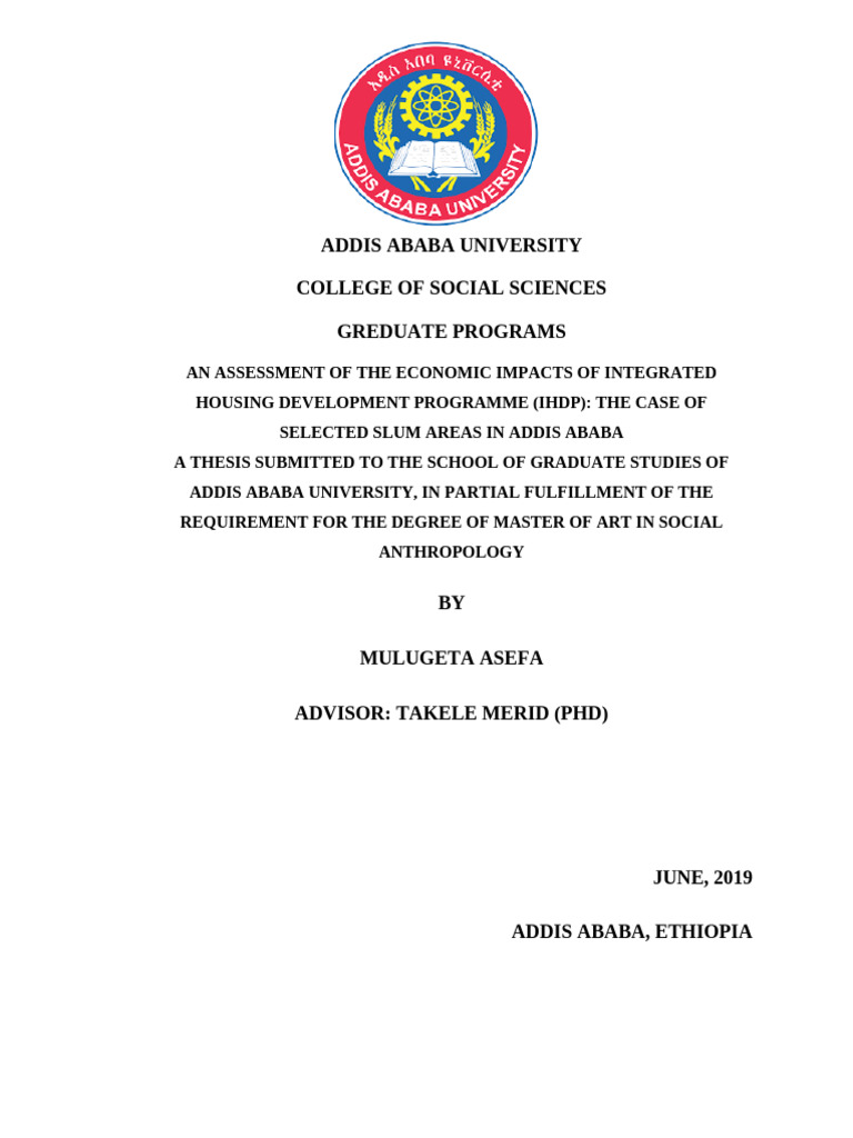 Thesis Integrated Housing Development | PDF | Justice | Crime & Violence